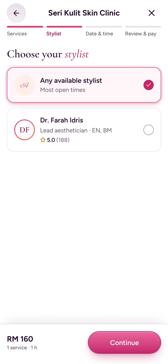 A’lure time picker